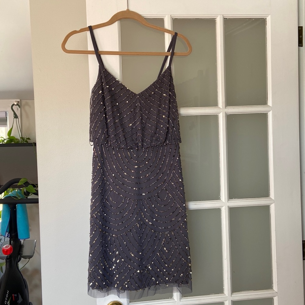 Adriana Papell sequined dress, size 6